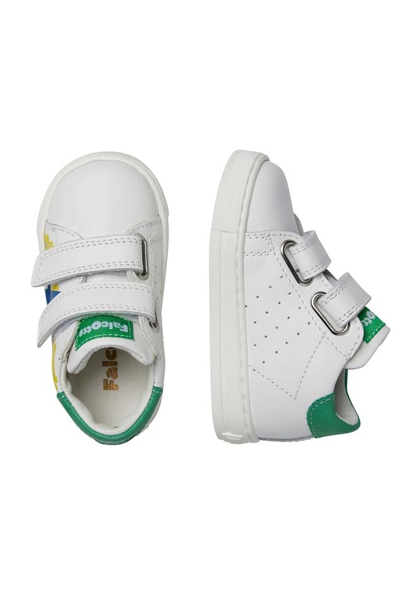 SALAZAR PAINTE – Lauflernschuh – weiß hellblau