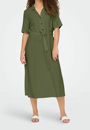 Robe chemise - khaki