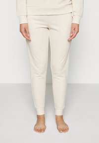 Tommy Hilfiger TRACK PANTS - Pyjamabroek - heathered oat