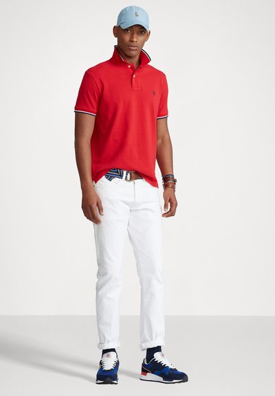 Polo Ralph Lauren CUSTOM SLIM FIT MESH POLO SHIRT - Polo krekls - red