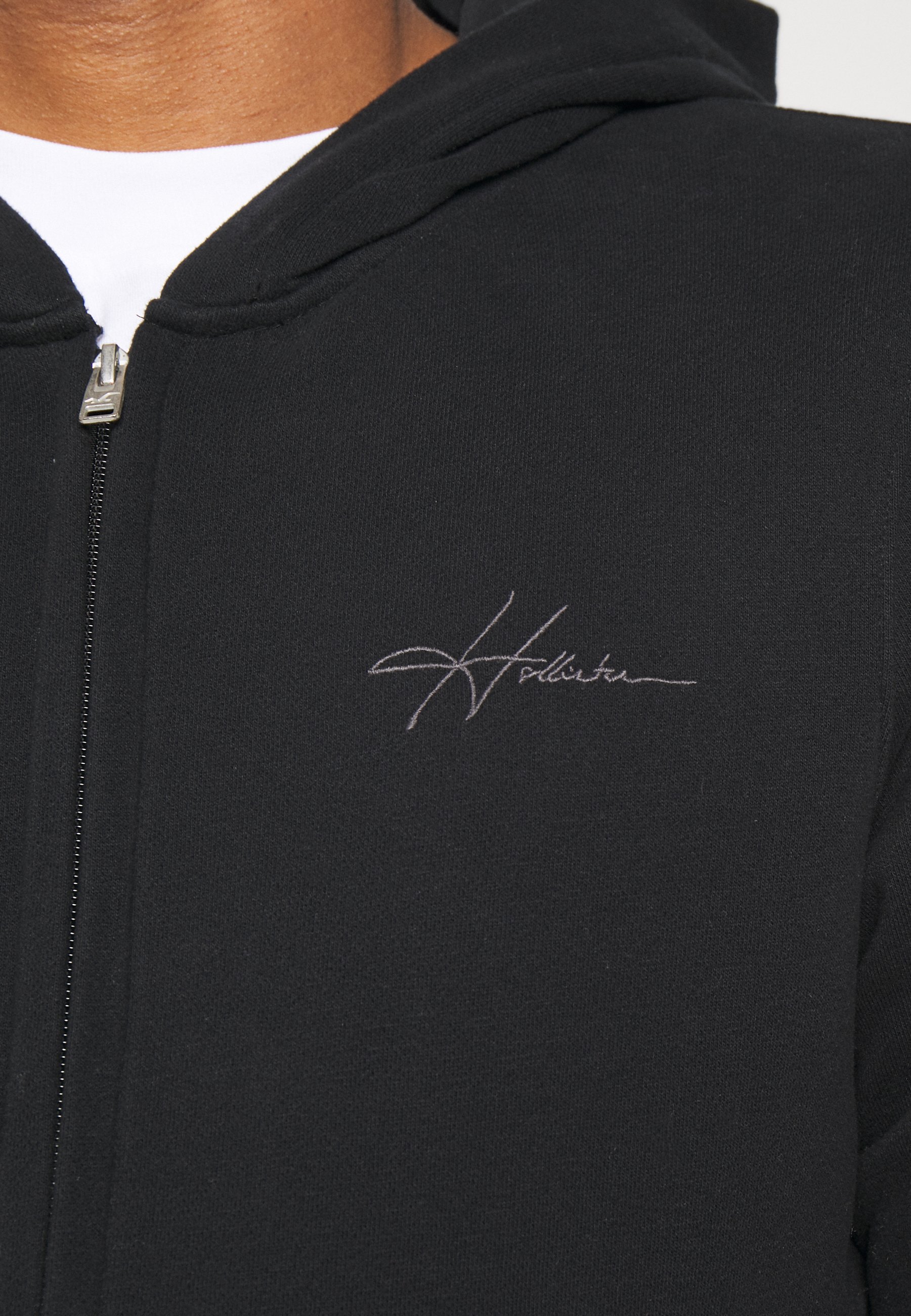 Hollister Co. Sudadera con cremallera - black/negro - Zalando.es