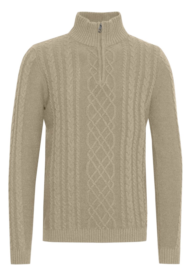 11 Project PRJAMELIEN HEAVY KNIT TROYER - Jumper - humus/brown ...