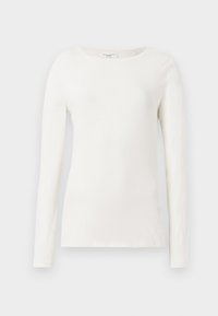 ROUND NECK SLIM FIT - Maglietta a manica lunga - white blush