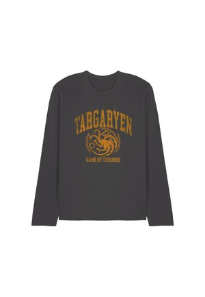 Cotton Soul, GAME OF THRONES VARSITY TARGARYEN - Long sleeved top - anthracite