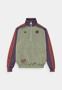 adidas Originals FC BAYERN ICON HALF ZIP - Klubiriided - base green/aurora black