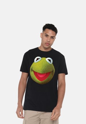 Disney, THE MUPPETS KERMIT FACE - T-Shirt print - black