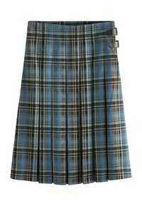 PETITE FIT - CHECK KNEE LENGTH KILT  - Fustă în formă de A - blue