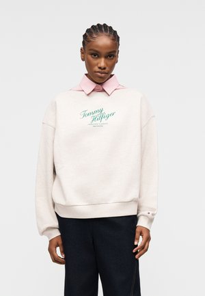 SEASONAL SCRIPT - Sweatshirt - heather oatmilk