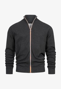 Geselecteerd, charcoal melange/orange