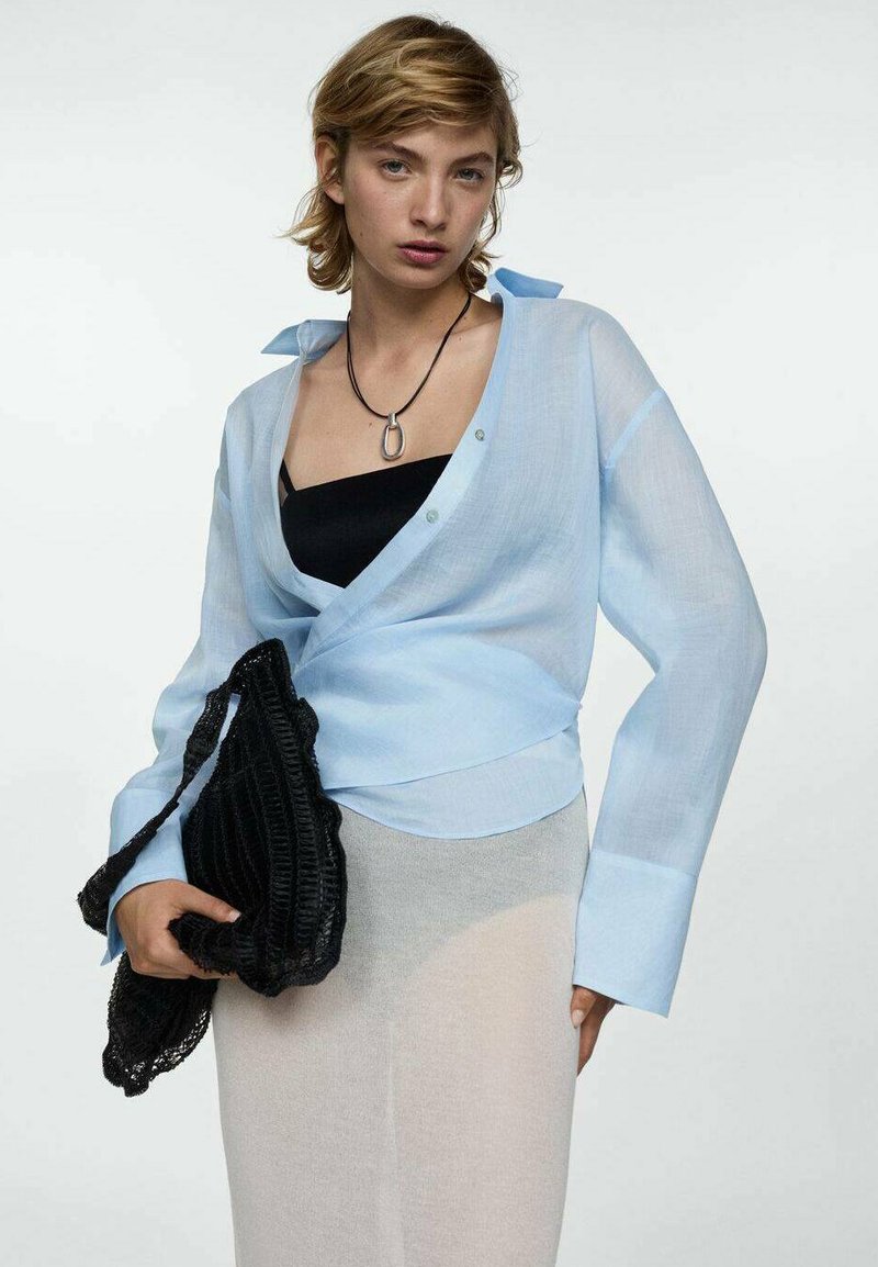 Mango LIRIO - Bluza - light blue