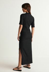 Next TEXTURED RUCHED REGULAR FIT TALL  - Maksimekko - black