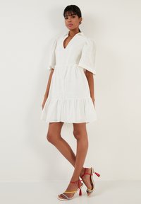 LELA REGULAR FIT - Jurk - ecru