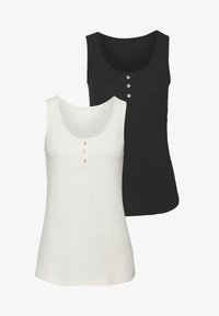 Niet geselecteerd, schwarz creme