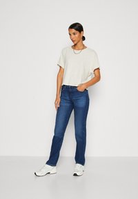American Vintage T-shirt basic - gris chine