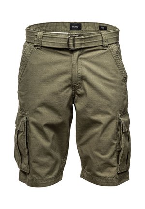 BERMUDA CARGO MIT GÜRTEL - Shorts - olive