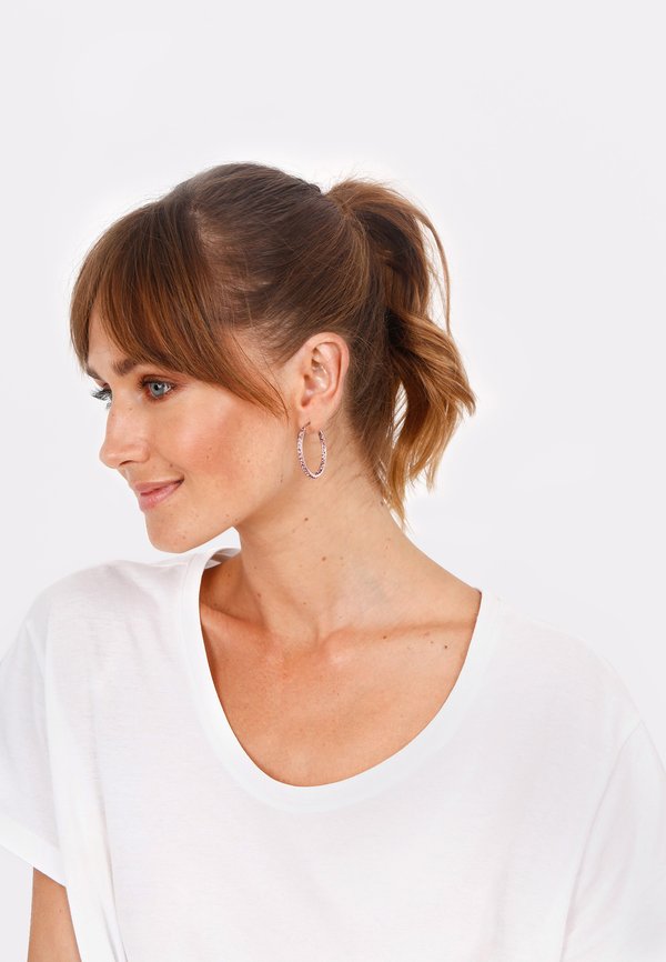 CLASSIC HOOPS - Ohrringe - rosa