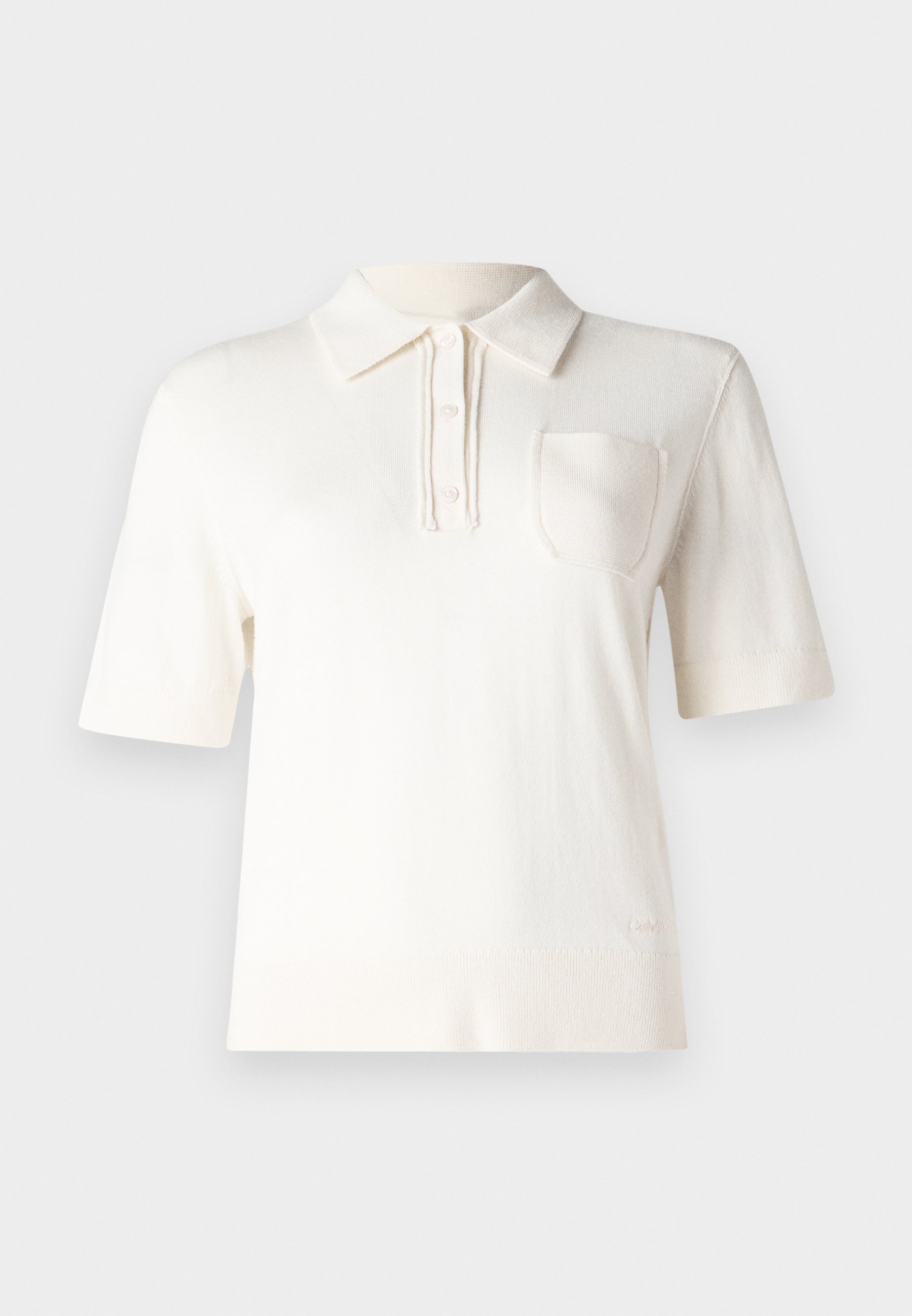 Calvin Klein Polotričko - chalk