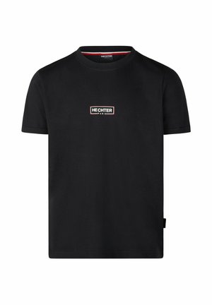 Print T-shirt - dunkelblau