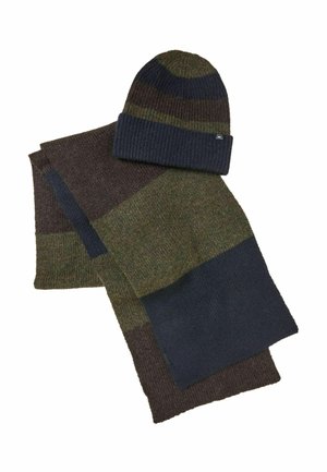SET - Scarf - chocolate brown