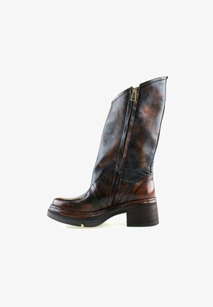A.S.98, EASTON - Bottines de cowboy / motard - havana