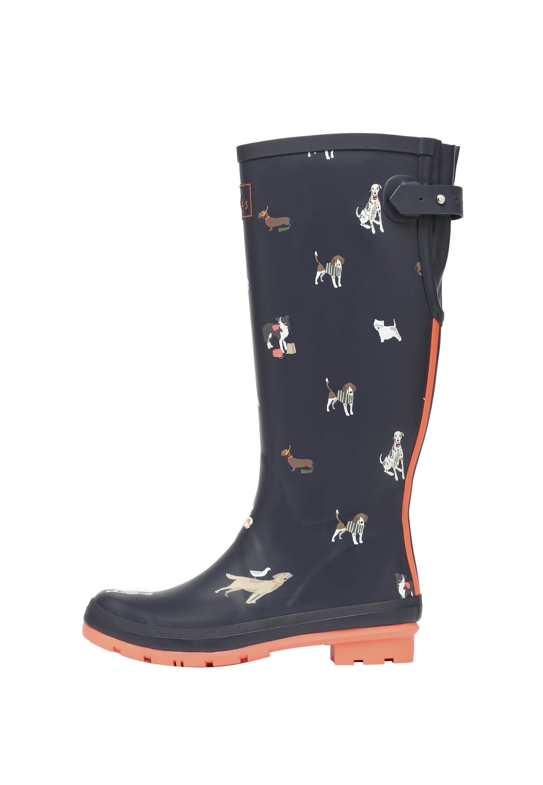 Tom Joule WELLY PRINT - Botas de agua - navy beach dogs/azul marino -  Zalando.es