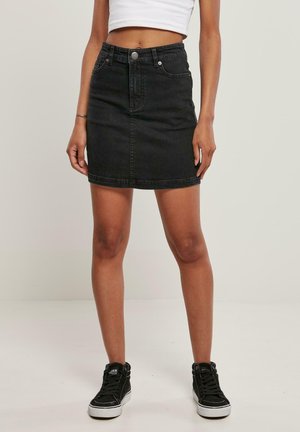 Urban Classics STRETCH  - sukňa v tvare A - black washed