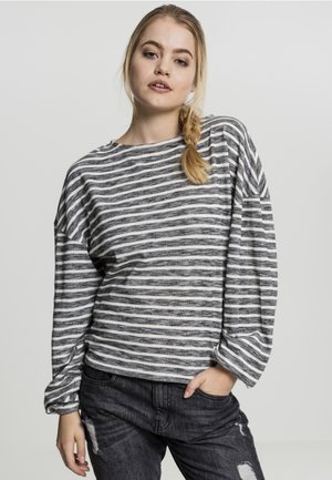 Strikkegenser - black/white