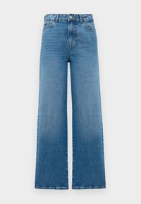 PCSELMA  - Wide Leg - medium blue denim