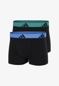 No seleccionado, noir ceinture turquoise-noir ceinture bleue