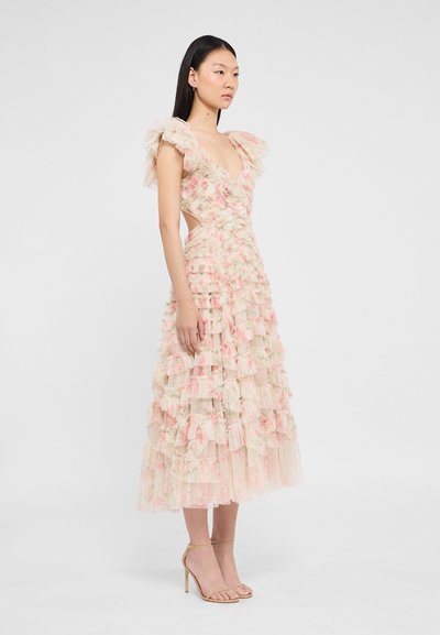 Needle & Thread SUMMER POSY LOLA BACKLESS BALLERINA DRESS - Cocktail dress / Party dress - moonshine/coral