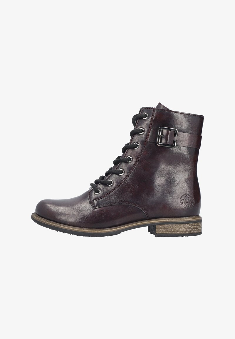 Rieker Bottines à lacets - rot