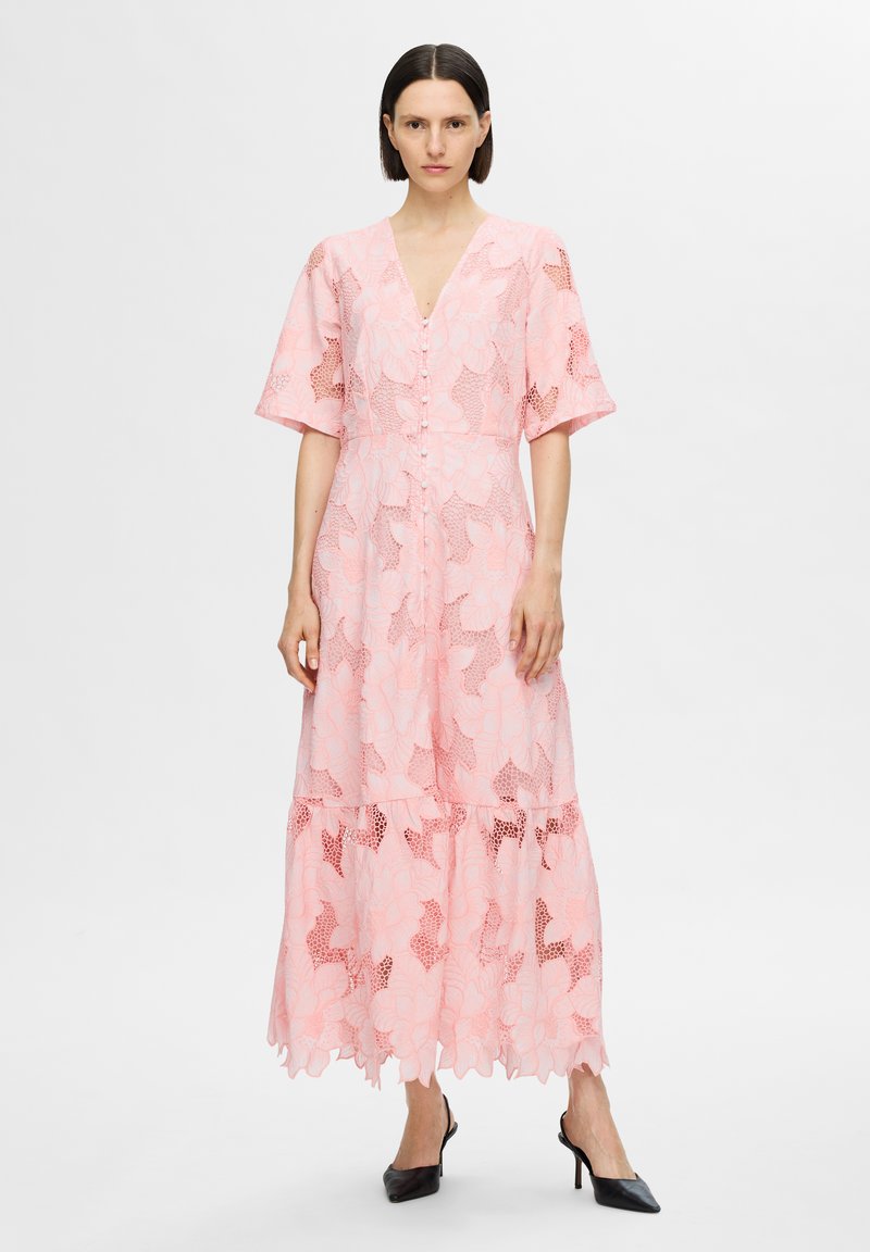 Selected Femme Jurk donkerroze Selected Femme Jurk donkerroze