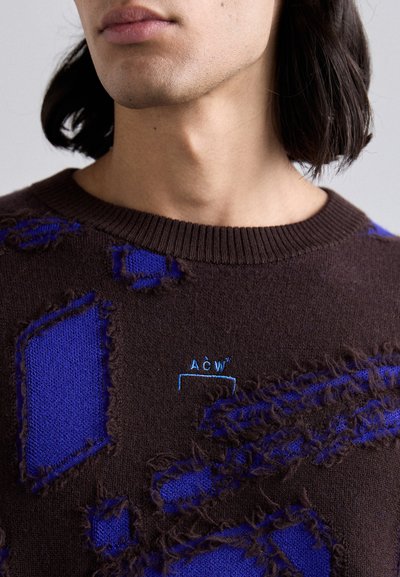 A-COLD-WALL* FRONTAGE CREWNECK UNISEX - Πουλόβερ - blue volt