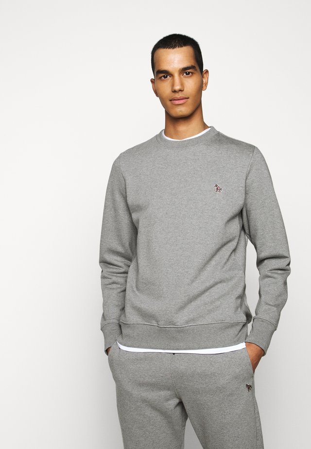 MENS - Sweatshirt - mottled grey