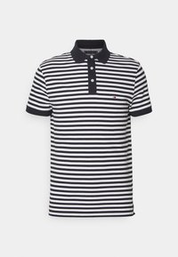 SLIM  - Poloshirt - desert sky/white