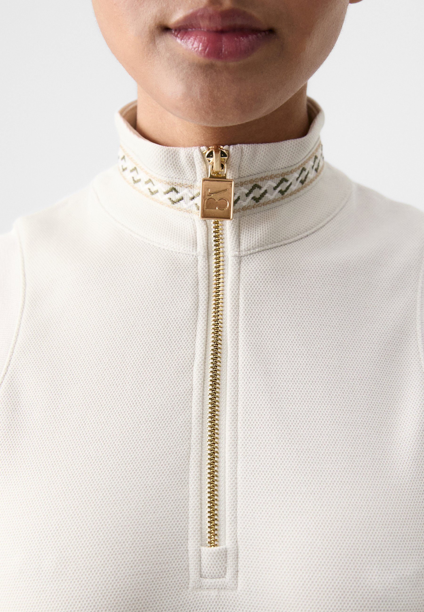 white and gold nike dress