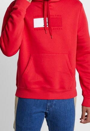 Felpa con cappuccio - red