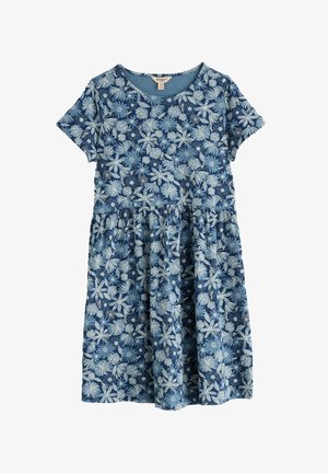 Seasalt Cornwall, SEASALT CORNWALL CARLEON COVE DRESS - Vestito di maglina - blue - sketchbook blooms marine