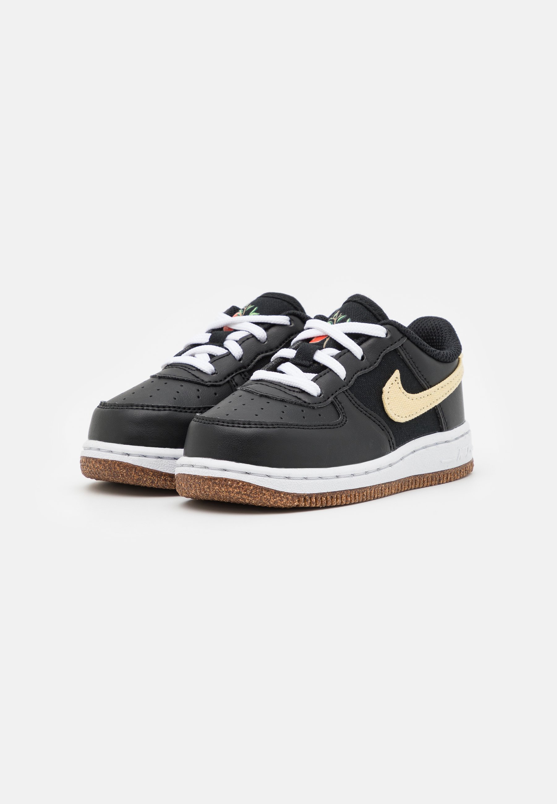 Nike Sportswear FORCE 1 LV8 M2Z2 BT UNISEX - Trainers - black/solar  flare/white/black/black - Zalando.co.uk