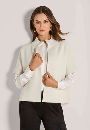 Vest - pearl white   melange