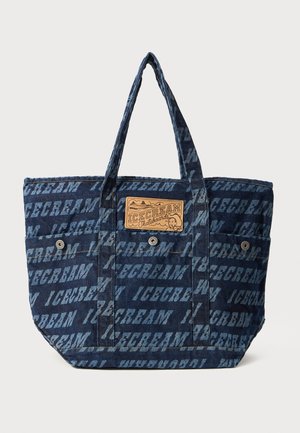 REPEAT LOGO TOTE BAG - Tote bag - indigo