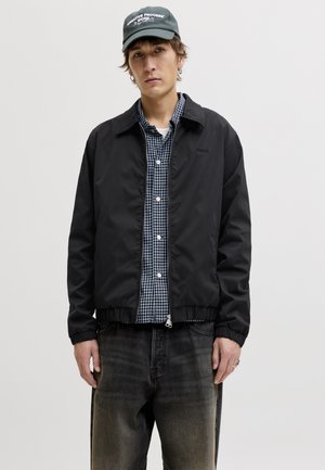 Jack & Jones JORCATSKILLS HARRINGTON czarny