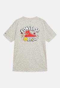 Converse WINTER HOLIDAY TEE - Nyomott mintás póló - grey heather