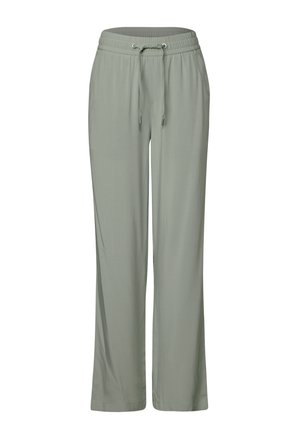 Street One WIDE LEG - Trousers - grün