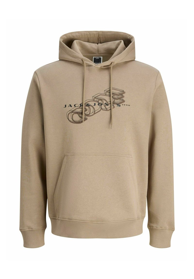 Jack & Jones JCOFUSION BRANDING - Sweater - desert taupe/beige