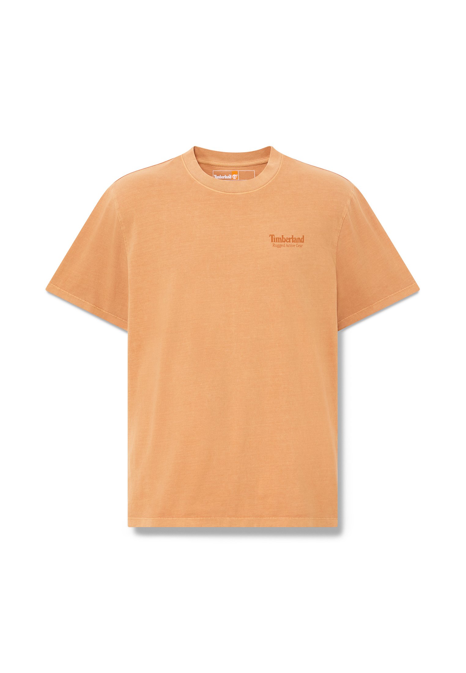 Timberland RUGGED ACTIVE GEAR BACK GRAPHIC TEE - Triko s potiskem - medium brown