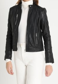 mbyM Leren jas - black
