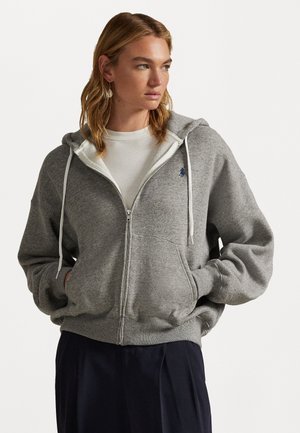 FLEECE FULL-ZIP HOODIE - Felpa con cappuccio - dark vintage heather