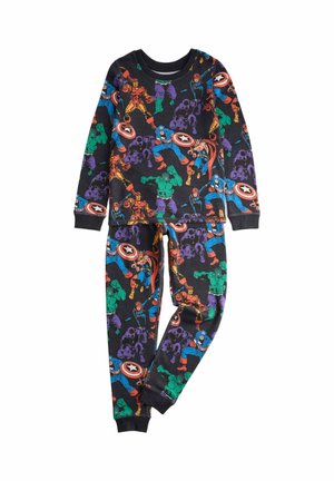 2PK AVENGERS THERMAL SET - Pyjama - navy mix