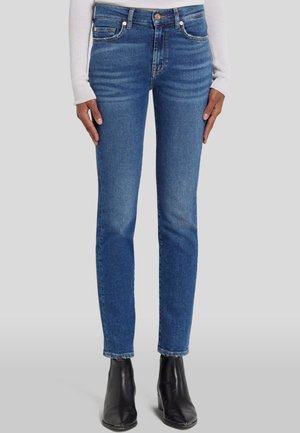 ROXANNE - Slim fit jeans - dark blue